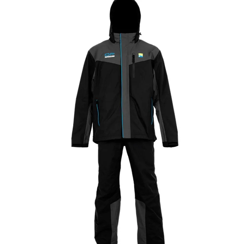 Preston Innovations Vestes De Pêche^Ensemble Veste Et Salopette Homme Df Lite Suit - Noir/Gris