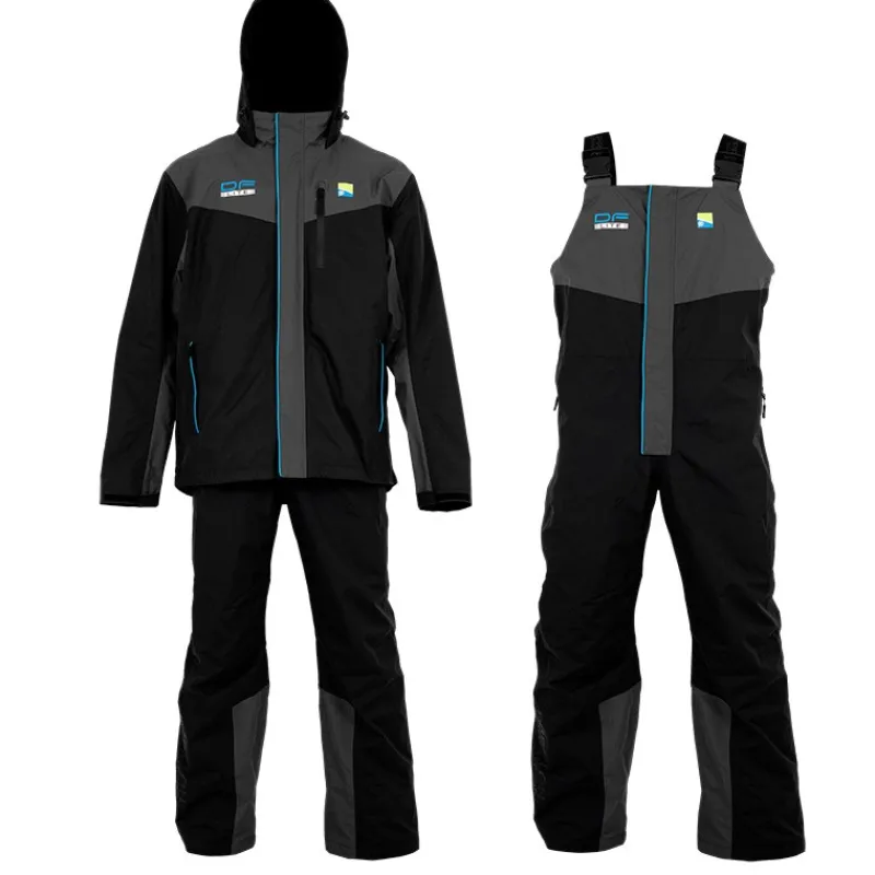 Preston Innovations Vestes De Pêche^Ensemble Veste Et Salopette Homme Df Lite Suit - Noir/Gris