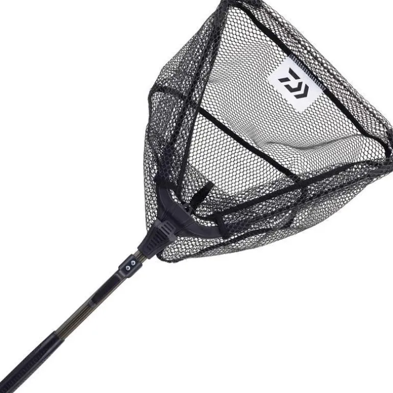 Epuisette Daiwa Filet Caoutchouc Fixe + Attache Ceinture