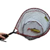 Epuisette Mouche Pafex Flynet Manche Carbone Rouge - Filet Anti A Tete De 50Cm