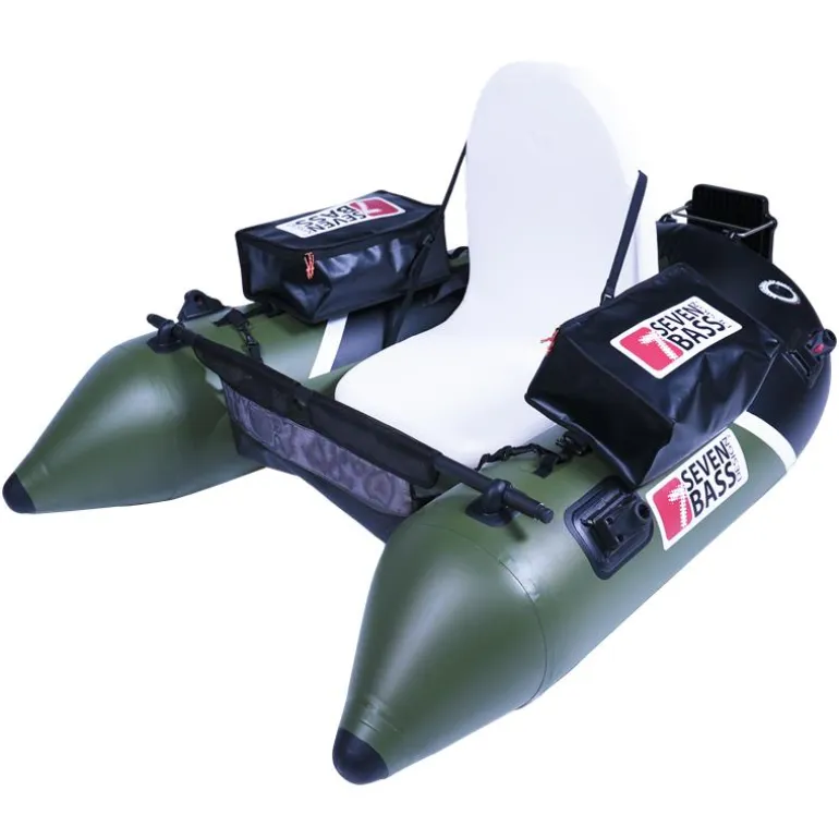 Float Tube Seven Bass Brigad Kaki-Black