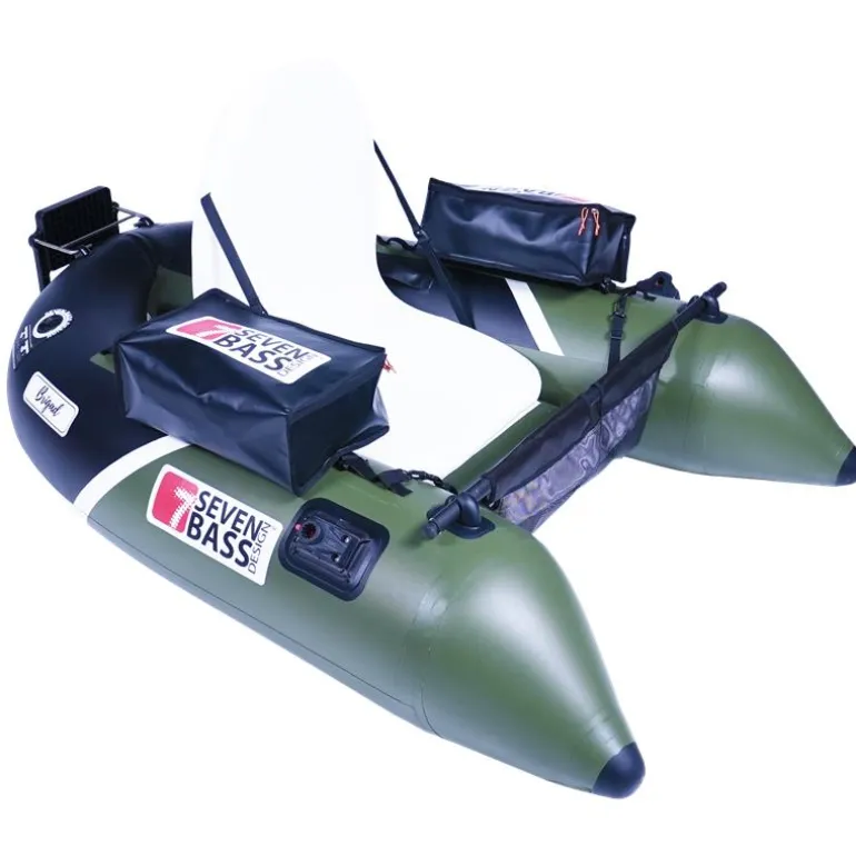 Float Tube Seven Bass Brigad Kaki-Black