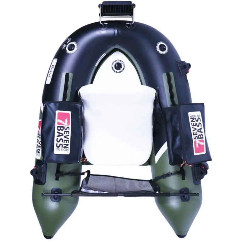Float Tube Seven Bass Brigad Kaki-Black