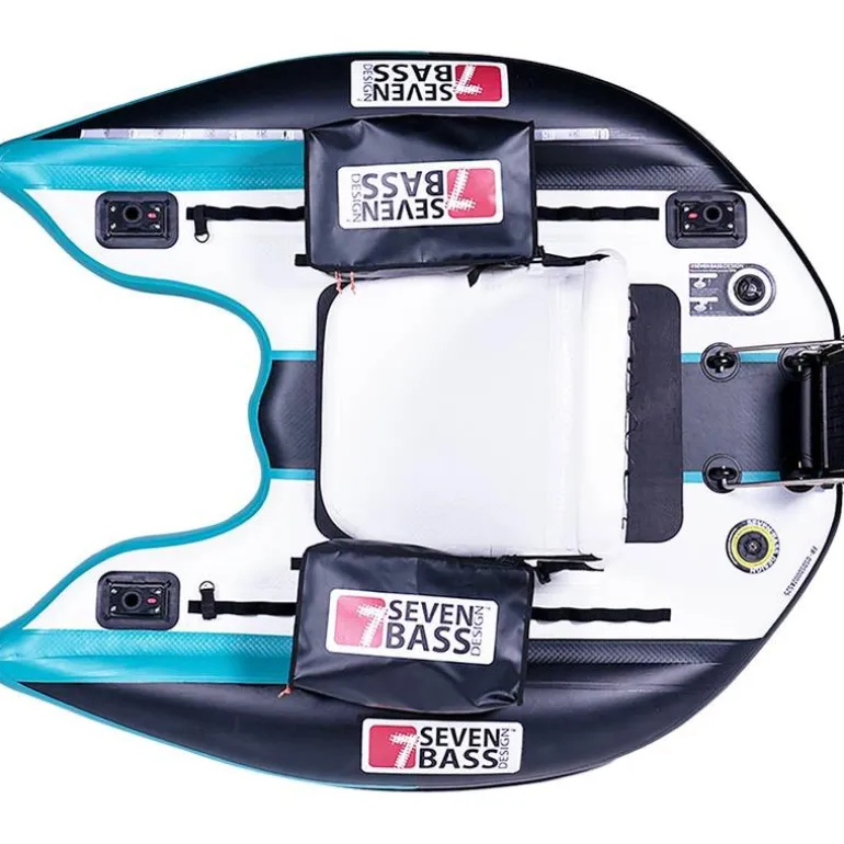 Float Tube Seven Bass Flatform Junior Seafoam-Black