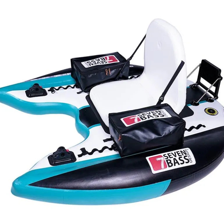 Float Tube Seven Bass Flatform Junior Seafoam-Black