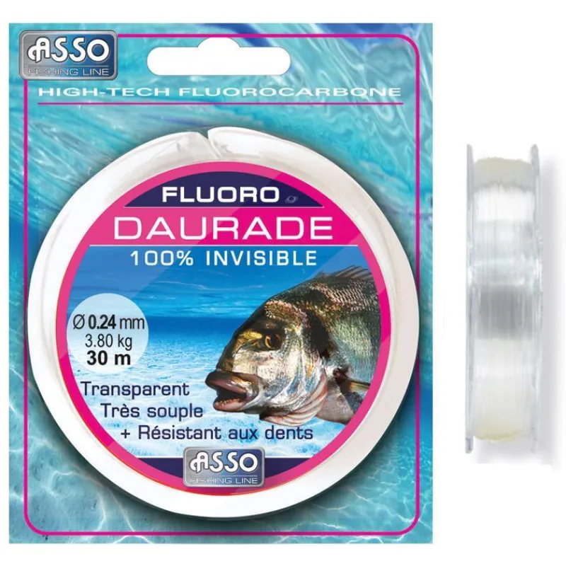 Asso Tresses - Fils - Bdl Mer^Fluorocarbone Daurade Royale - 30M