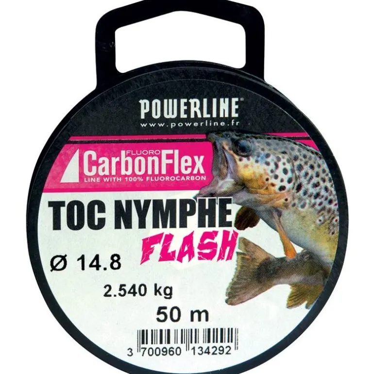 Fluorocarbone Powerline Carbonflex Toc Nymphe Flash - 50M