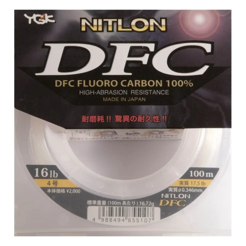 YGK Fils - Tresses - Bdl Carnassier|Tresses - Fils - Bdl Mer^Fluorocarbone Nitlon Dfc - 50 A 100M