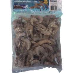 Pexeo Appâts Naturels - Amorces^Gambas Entières Surgelées Eco - 800G