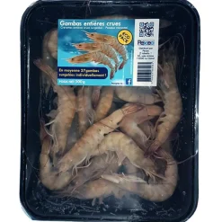 Pexeo Appâts Naturels - Amorces^Gambas Entières Surgelées Eco - 300G