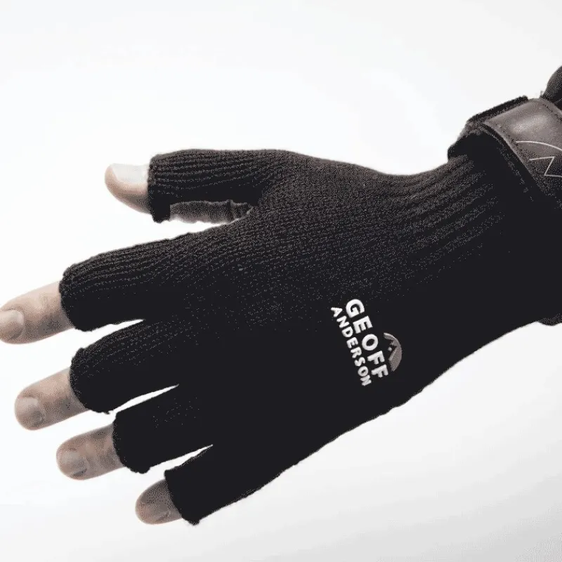 Geoff Anderson Bonnets, Tours De Cou & Gants^Gants Merino Fingerless - Noir