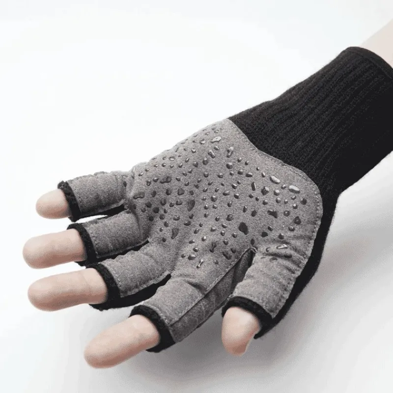 Geoff Anderson Bonnets, Tours De Cou & Gants^Gants Merino Fingerless - Noir