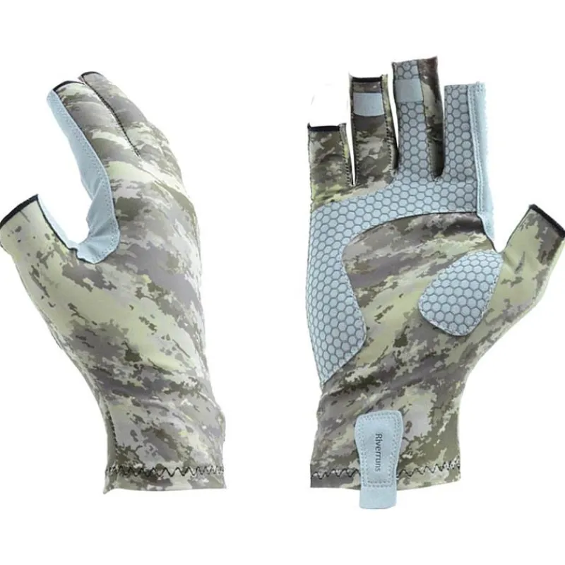 Devaux Bonnets, Tours De Cou & Gants^Gants Homme River And Salt - Gris/Camo