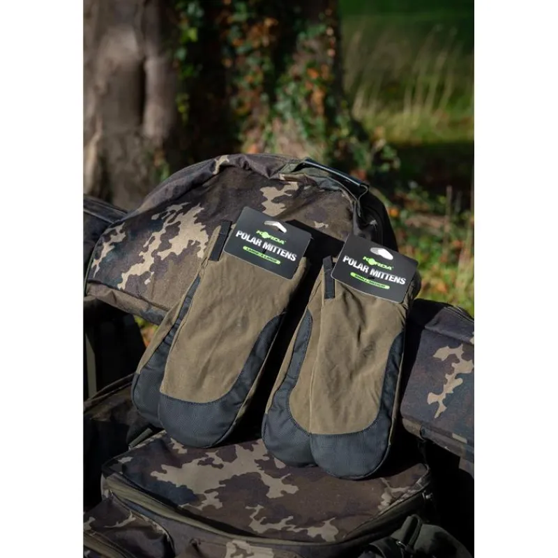 Korda Bonnets, Tours De Cou & Gants^Gants Mittens - Dark Olive