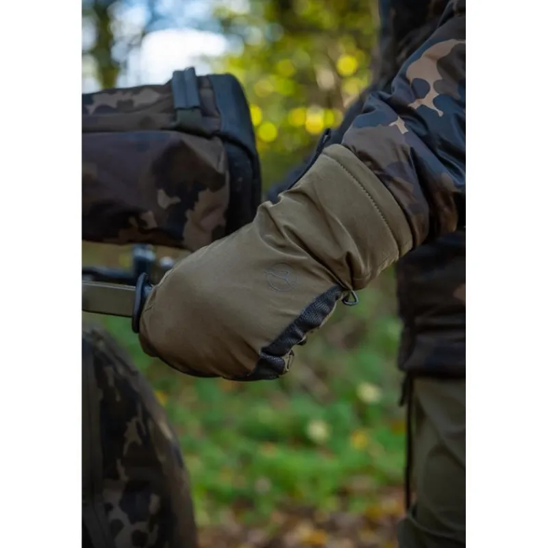 Korda Bonnets, Tours De Cou & Gants^Gants Mittens - Dark Olive