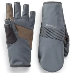 Orvis Bonnets, Tours De Cou & Gants^Gants Softshell Convertible Mitt - Gris