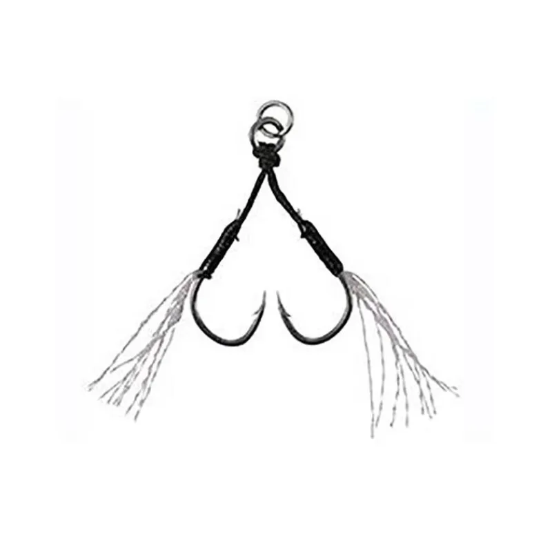 Duo Hameçons^Hamecon Assist Drag Metal Assist Hook Double - Par 3
