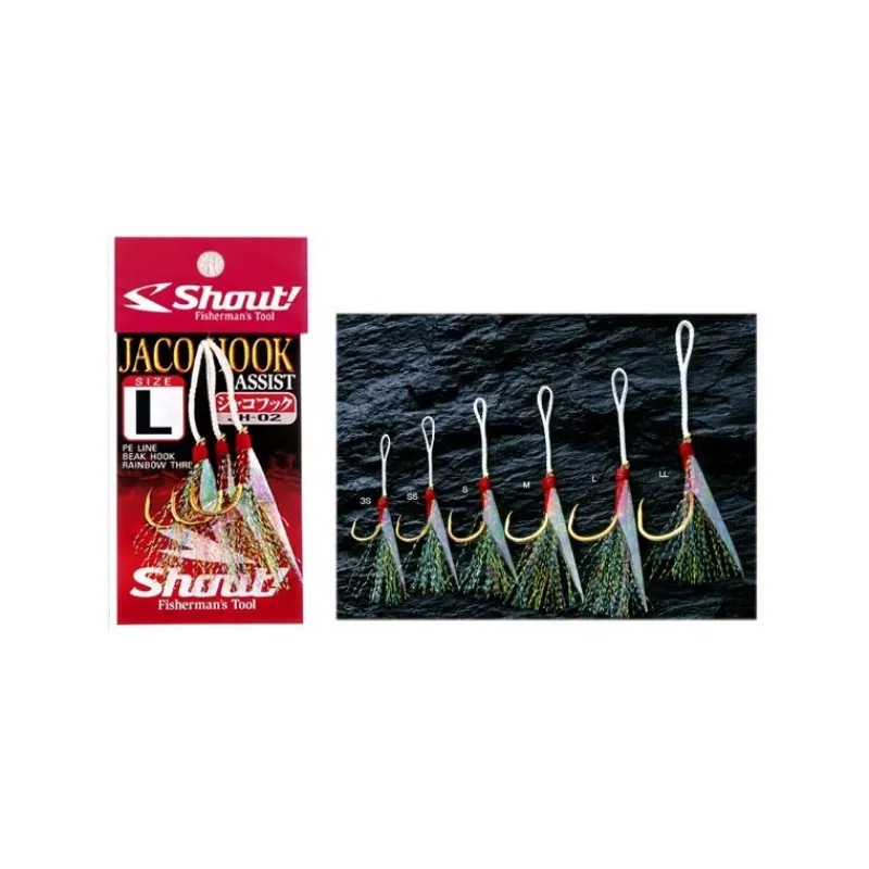 Shout Hameçons^Hamecon Assiste Jaco Hook - Pack