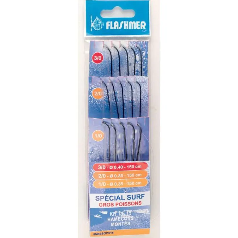Flashmer Hameçons^Hamecons Montes Special Surf Gros Poissons