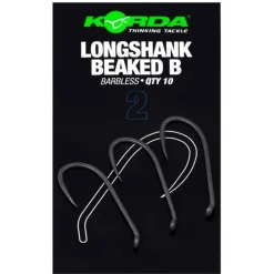 Korda Montages Carpe^Hameçon Carpe Longshank Beaked Barbless
