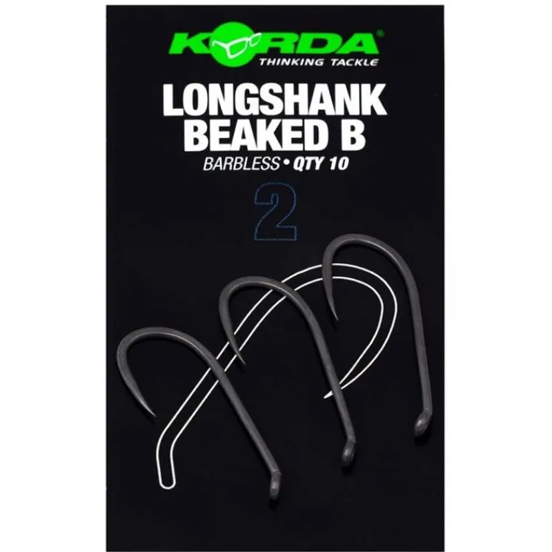 Korda Montages Carpe^Hameçon Carpe Longshank Beaked Barbless