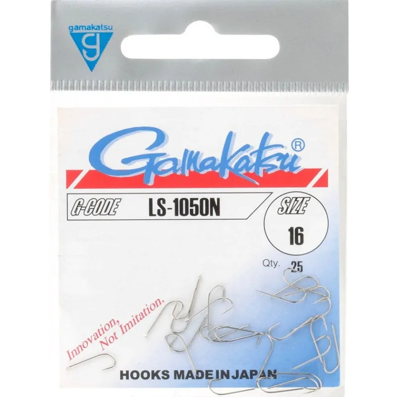 Gamakatsu Montage Ligne^Hameçon Ls-1050N Hooks Nickel