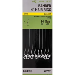 Korum Feeder^Hameçon Monté Barbless Hair Rigs