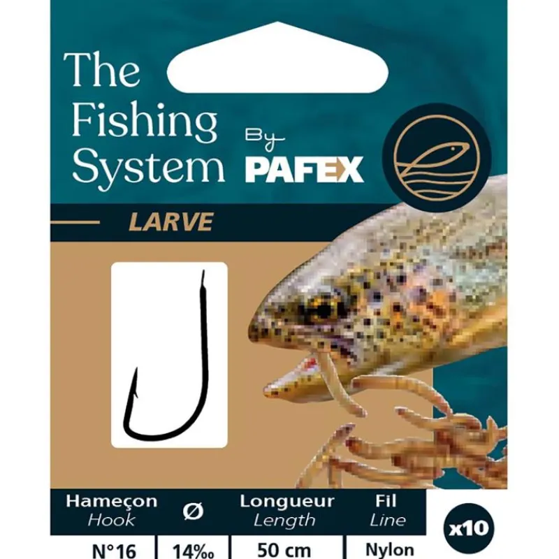 Pafex Petit Matériel^Hameçon Monté Larve