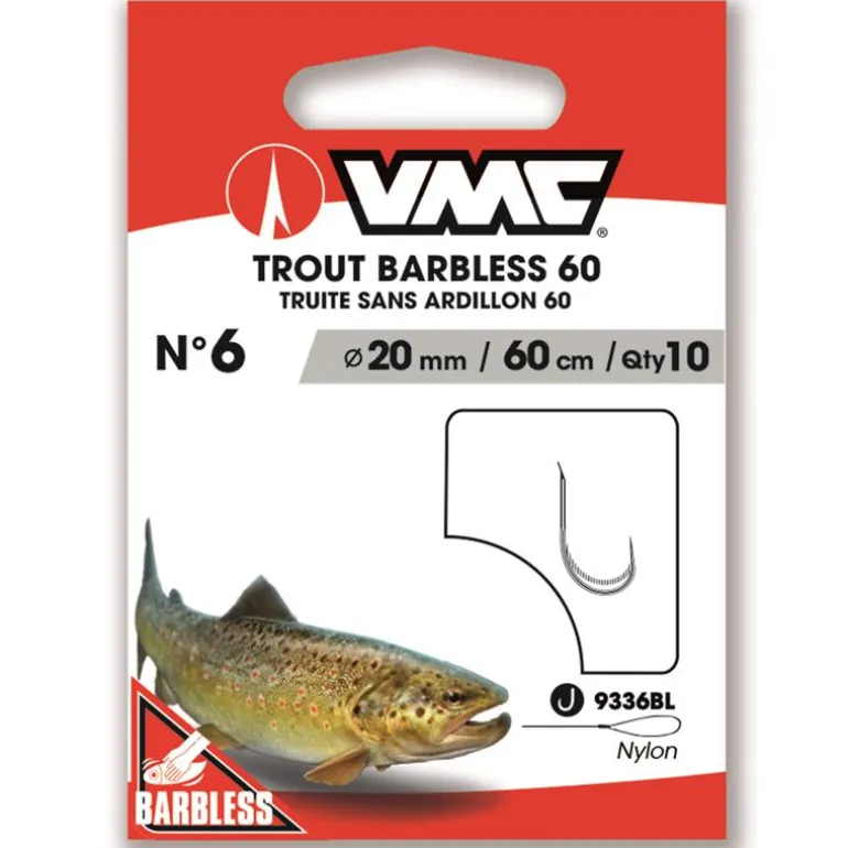 Hameçon Monté Vmc Trout Barbless 60
