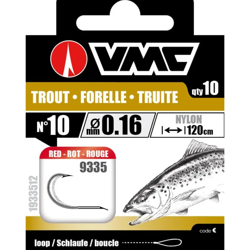 VMC Petit Matériel^Hameçon Monté Trout Red