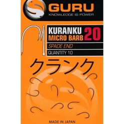 Guru Montage Ligne^Hameçon Simple Kuranku Micro Barb - Par 10