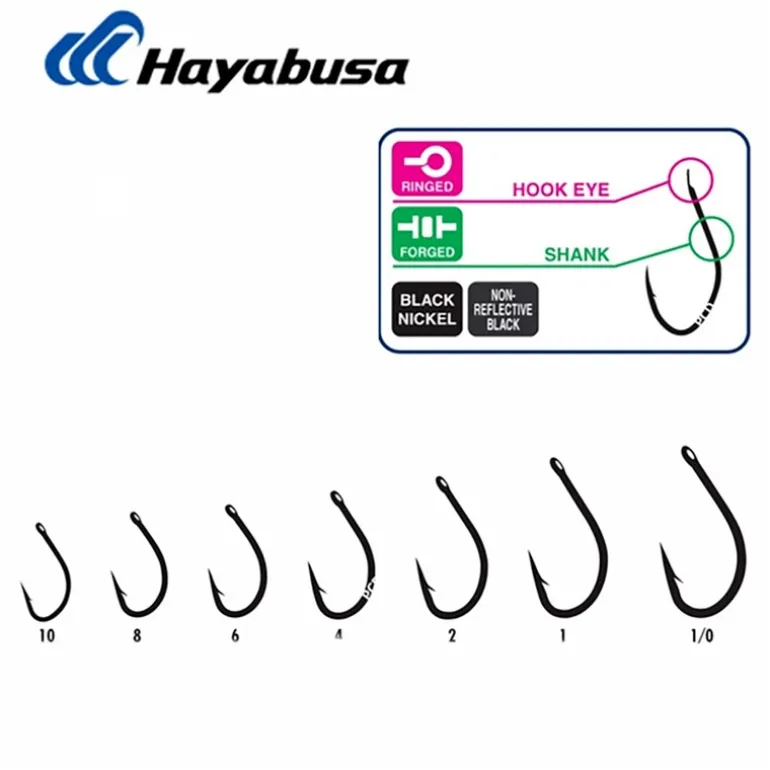 Hameçon Simple Hayabusa H.Bil 288 Black Nickel