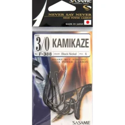 Sasame Hameçons^Hameçon Simple Kamikaze Black Nickel
