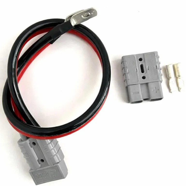 Kit Cable Batterie/Valise Eversol 0.3M + Prise Moteur Sb50 Grise