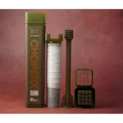 One More Cast Propulsion Appâts^Kit Filet Soluble Chopstix Bait Chopping Fade Pva Mesh System Avec Cutter