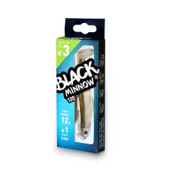 Fiiish Leurres Carnassiers|Leurres Mer^Kit Leurre Souple Arme Combo Black Minnow 120 + Tete Plombee Shore