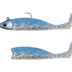 Fiiish Leurres Mer^Kit Leurre Souple Armé Combo Master Shad 125 + Tête Plombée Medium