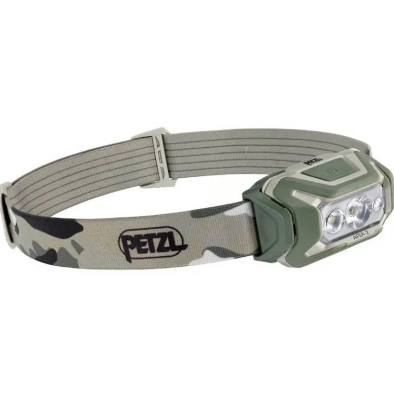 Petzl Matériel Surf^Lampe Frontale Aria 2 Rgb Livrée Avec Piles - Camo (Version 2026)