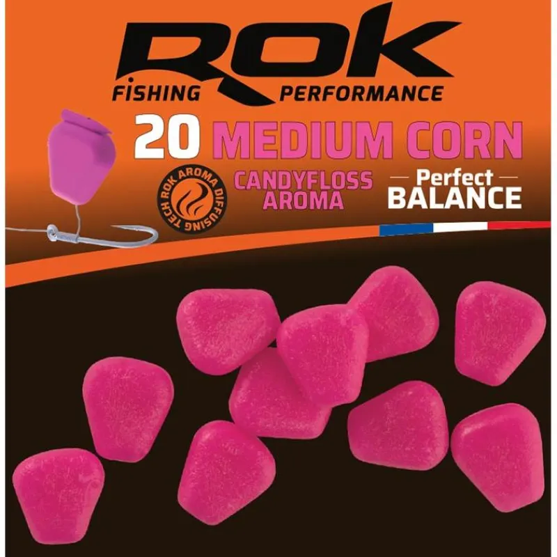 Rok Fishing Appâts - Amorces^Mais Artificiel Medium Corn Perfect Balance Aromatise