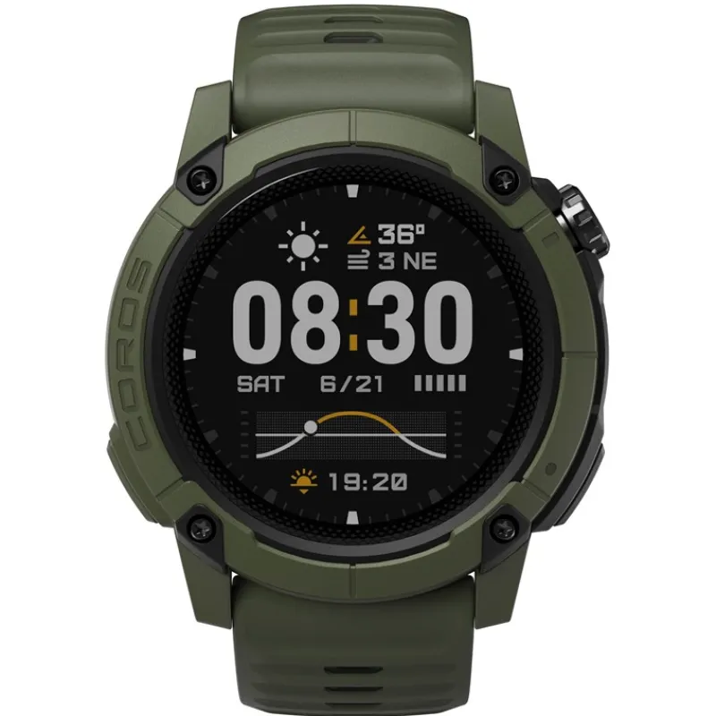 Coros Sondeurs & Gps|Sondeurs & Gps^Montre Pêche Gps Nomad Green
