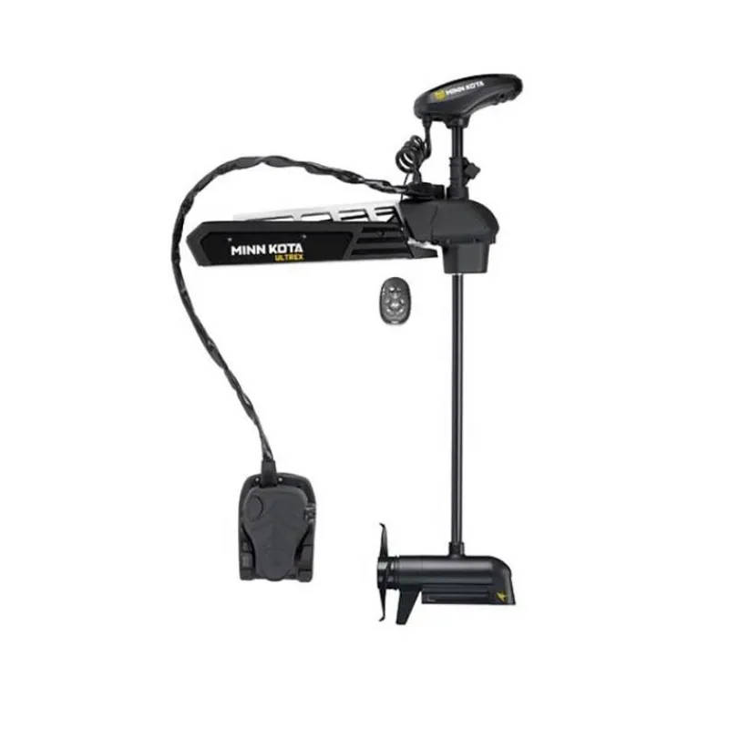Minn Kota Moteurs Électriques Bateau^Moteur Electrique Ultrex 80Lbs Gps Avec Pédale À Câble Micro Télécommande Et Sonde Intégrée Dsc
