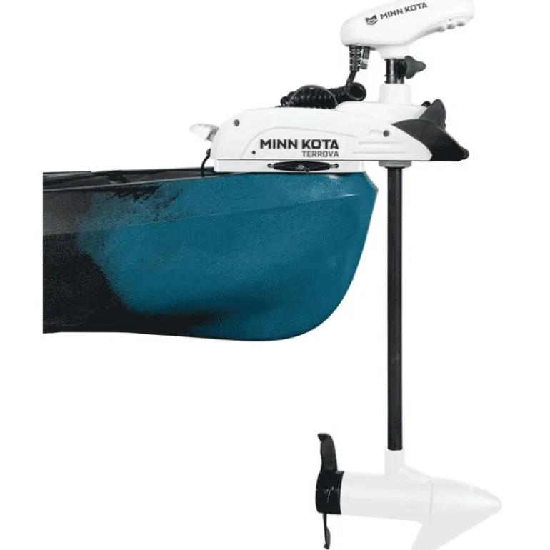 Moteur Éléctrique Minn Kota Riptide Terrova 55Gps 12V Mer Spécial Kayak Spotlock Arbre De 91Cm