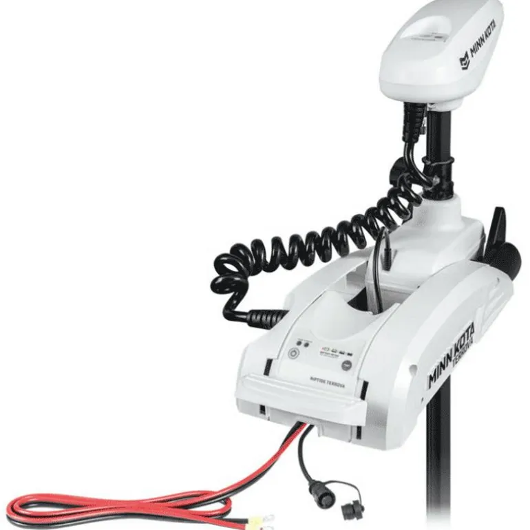 Moteur Éléctrique Minn Kota Riptide Terrova 55Gps 12V Mer Spécial Kayak Spotlock Arbre De 91Cm