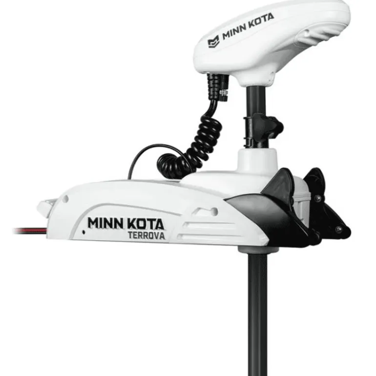 Moteur Éléctrique Minn Kota Riptide Terrova 55Gps 12V Mer Spécial Kayak Spotlock Arbre De 91Cm