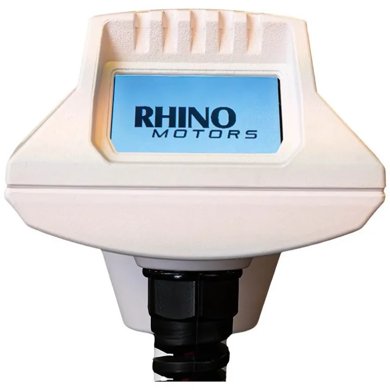 Moteur Électrique Rhino Bmr Gps Nxt 65Longshaft 12V ElectricOutboard Motor White