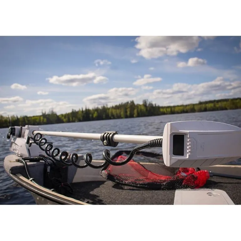 Moteur Électrique Rhino Bmr Gps Nxt 65Longshaft 12V ElectricOutboard Motor White