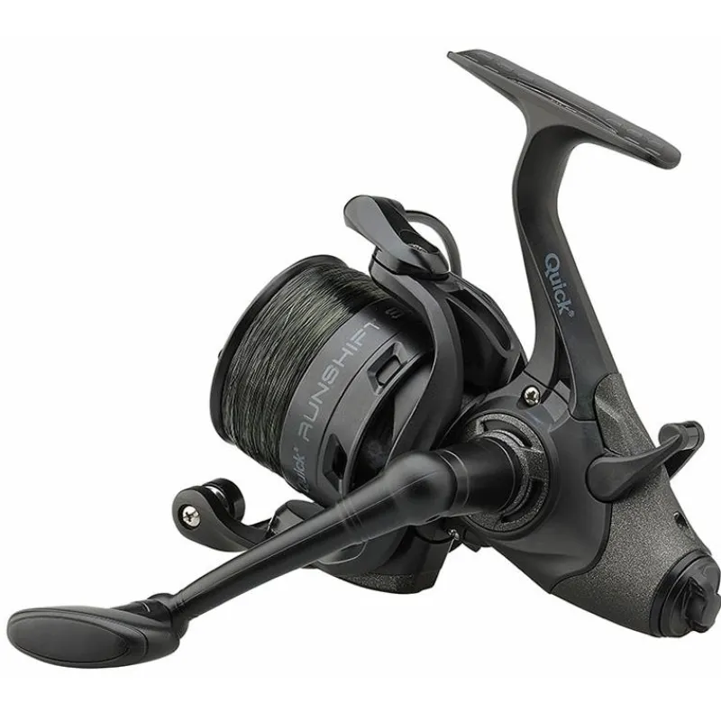 DAM Moulinets Carpe^Moulinet Débrayable Quick Runshift 3L Fs + Camo Line