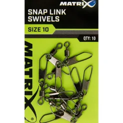 Émérillon Agrafe Fox Matrix Snap Link Swivels