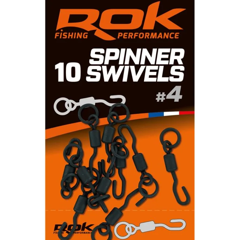 Rok Fishing Montages Carpe^Émérillon Spinner Swivel