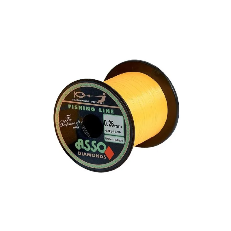 Asso Fils - Tresses - Bdl Carnassier|Tresses - Fils - Bdl Mer^Nylon Diamonds Carre Jaune